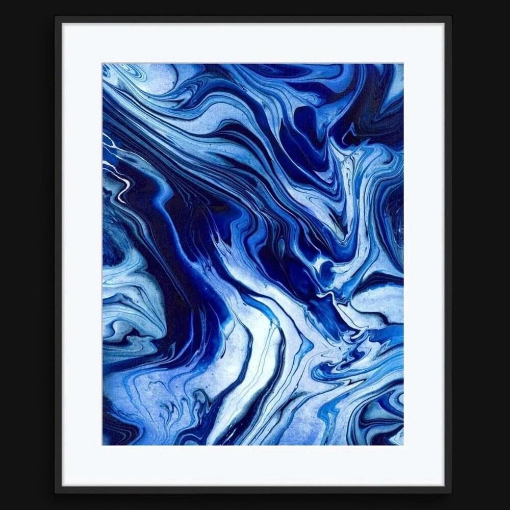 Blue Abstract Artwork